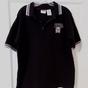 Sacramento Kings Men's M Black Polo Shirt